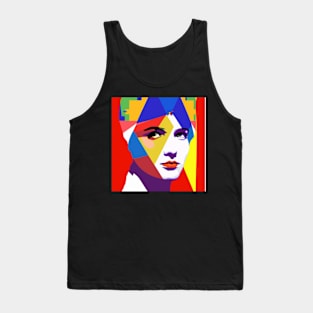 Geometric Popstar Tank Top